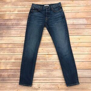 GRLFRND Yasmin Mid Rise Button Fly Skinny Jeans